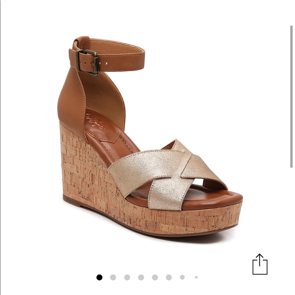 Crown Vintage wedge sandal chalina wedding